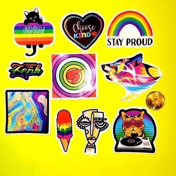 3/$20 Brand New 10x Waterproof Funny stickers #5 - Picture 1 of 1